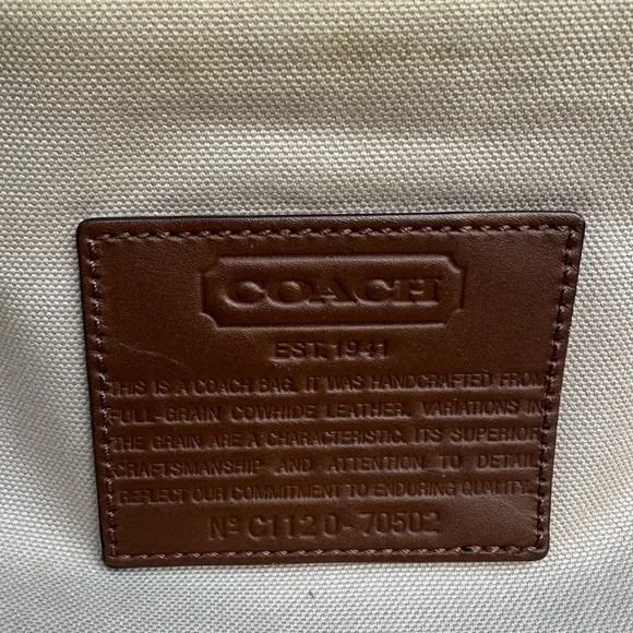 👜Y2K Coach Bleecker Legacy Leather Reversible 70502👜 - Picture 13 of 13